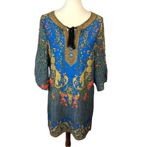 Asos Ms Blue floral tunic/dress/coverup